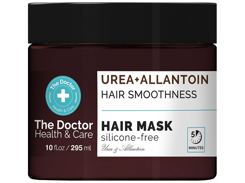 Маска для волосся The Doctor Health&Care, з сечовиною, алантоїном та кокосовим маслом, 295мл