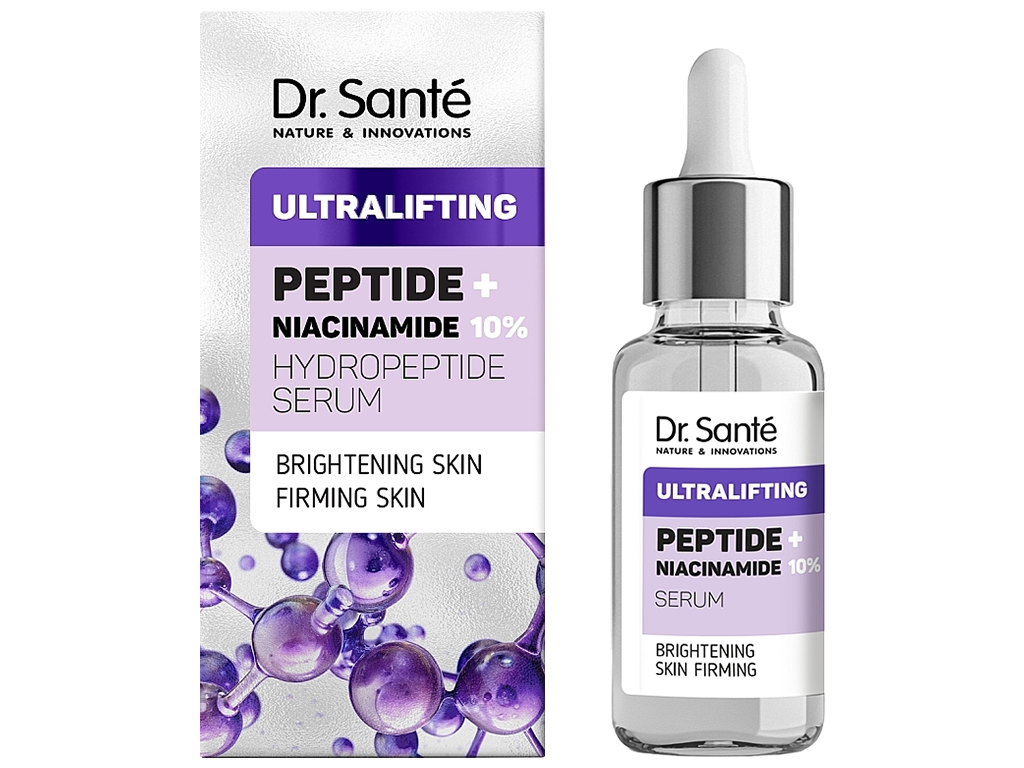 Сыворотка для лица Dr.Sante Ultralifting Hydropeptide Serum, с ниацинамидом и пептидами, 30мл