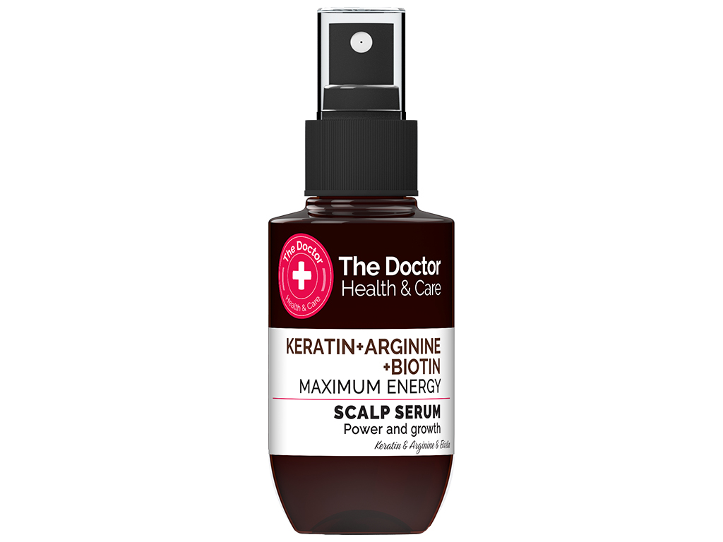 Сироватка для волосся The Doctor Health&Care Keratin + Arginine + Biotin Максимум енергії, 89мл