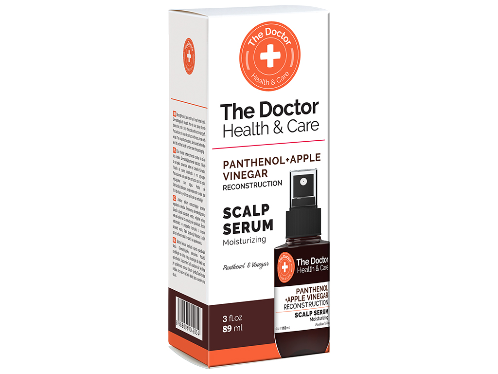 Сироватка для волосся The Doctor Health&Care Panthenol + Apple Vinegar, Реконструкція, 89мл