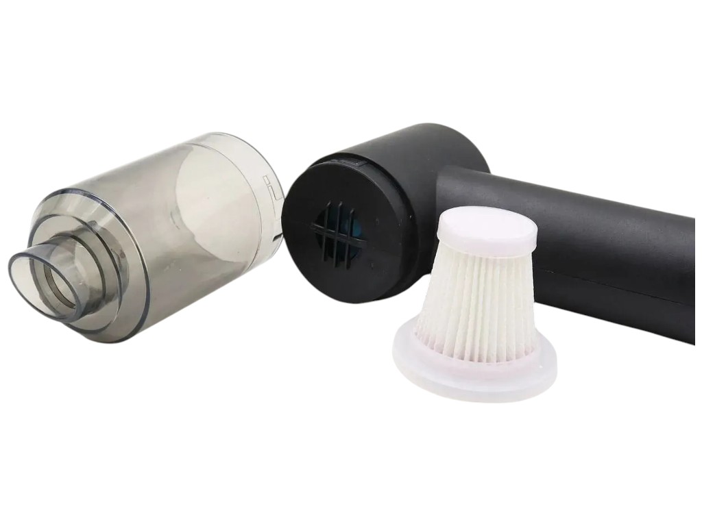 Пилосос автомобільний Vacuum Cleaner, акумуляторний, пластик, 120Вт, 140х16, 4х55мм, колір чорний