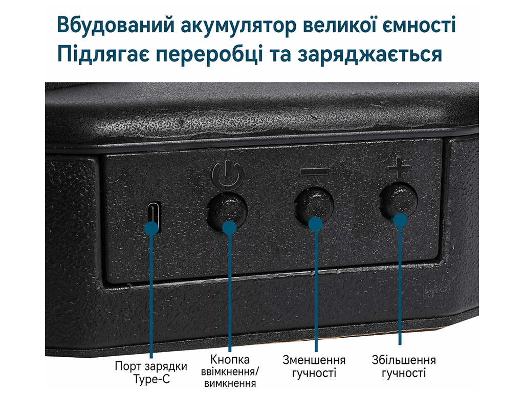 Тренажер боксерський музичний, настінний, ABS пластик, LED підсвічування, Bluetooth, 40см, чорний
