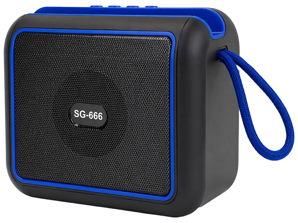 Колонка беспроводная, Bluetooth 5.3, RGB подсветка, аккумулятор 1200 мАч, пластик, 14×8,5×12,5см
