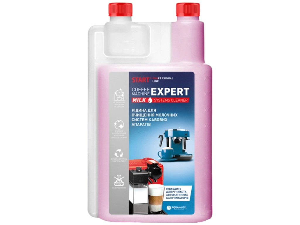 Жидкость для очистки молочных систем кофемашин Start Expert, 1л