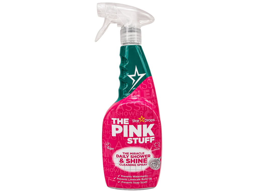 Спрей для чищення ванної кімнати і душевої кабіни Pink Stuff Daily Shower & Shine 750 мл