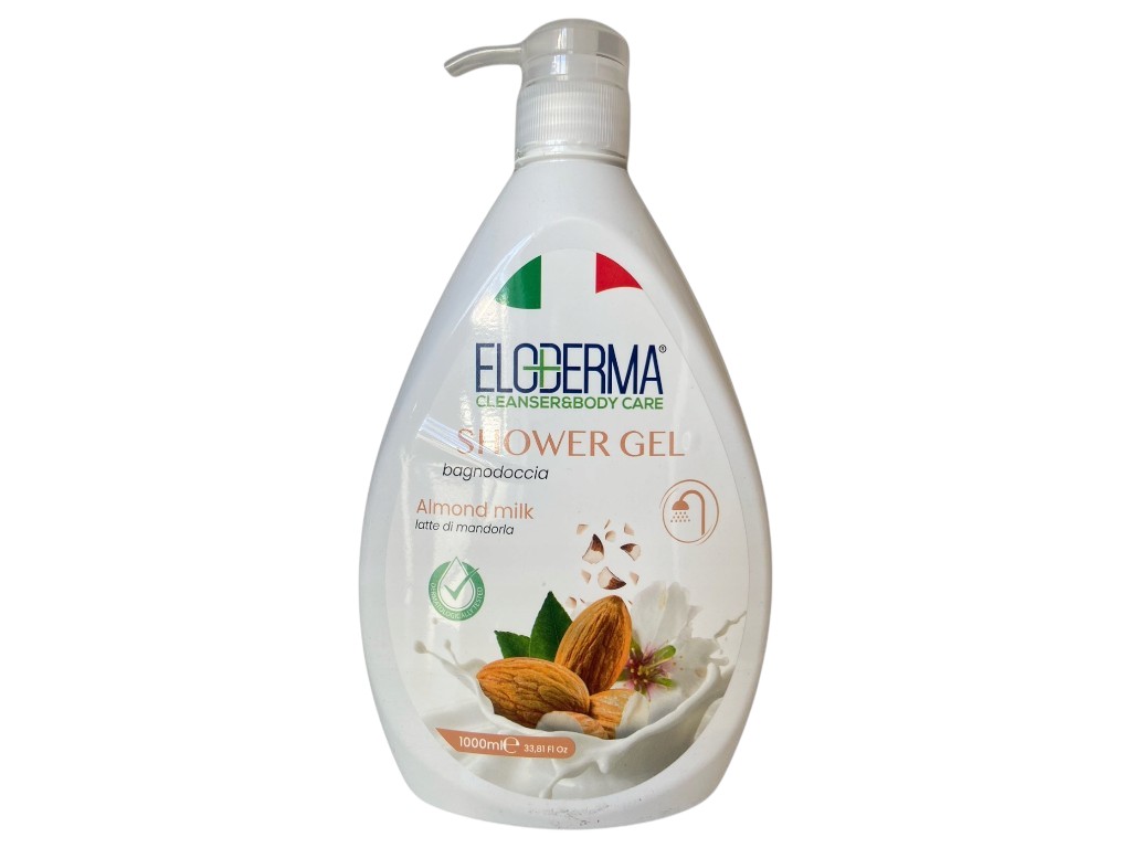 Гель для душу Eloderma Almond Milk, універсальний, мигдаль аромат, 1000мл