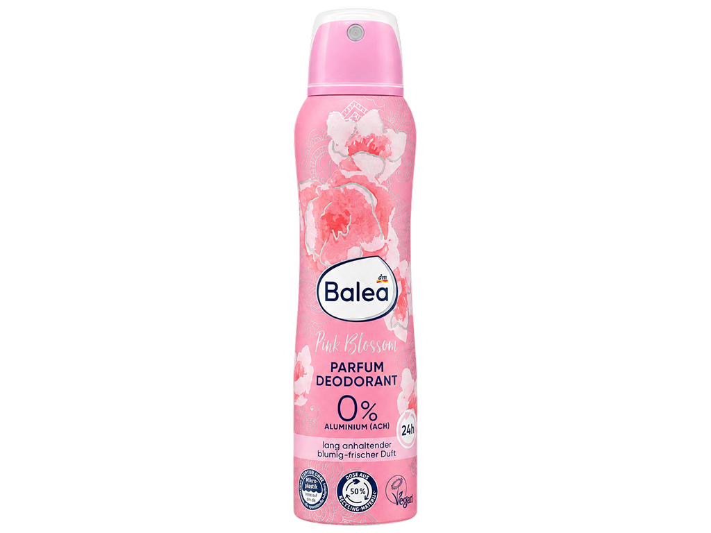 Парфюмированный дезодорант-спрей Balea Pink Blossom без солей алюминия, 150 мл