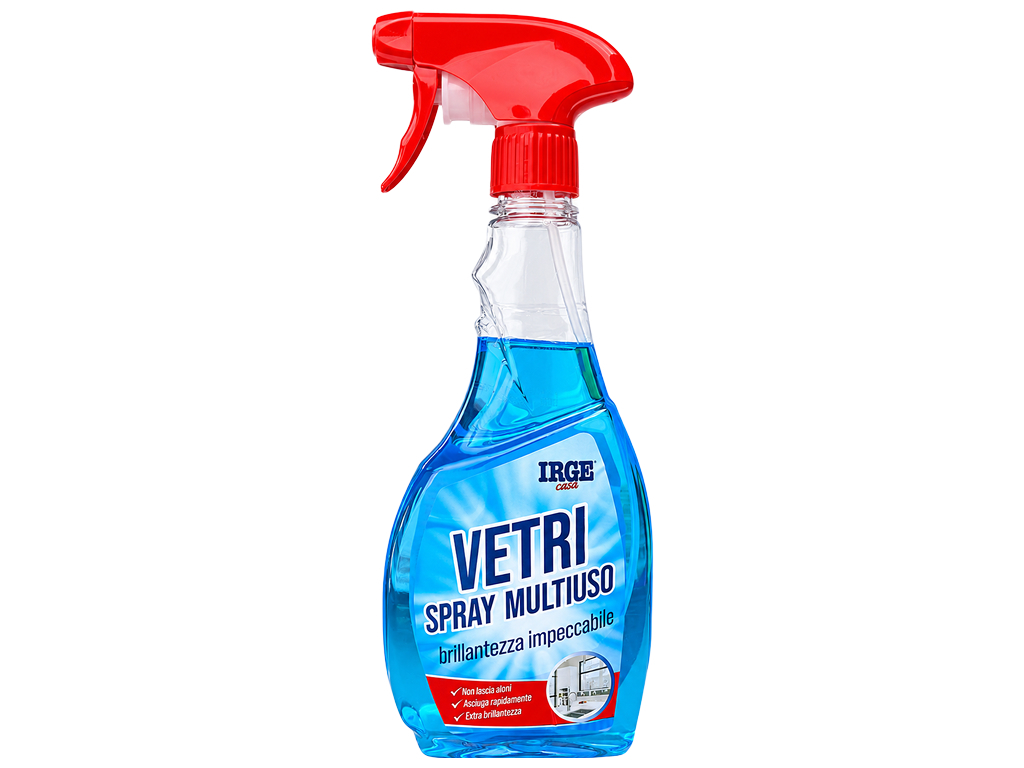 Спрей для стекла IRGE Vetri Spray Multiuso, для зеркал и гладких поверхностей, 500 мл