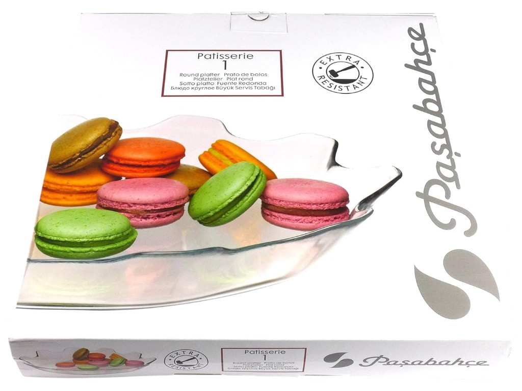 Блюдо сервірувальне Pasabahce Patisserie, скло, 32 см, колір прозорий