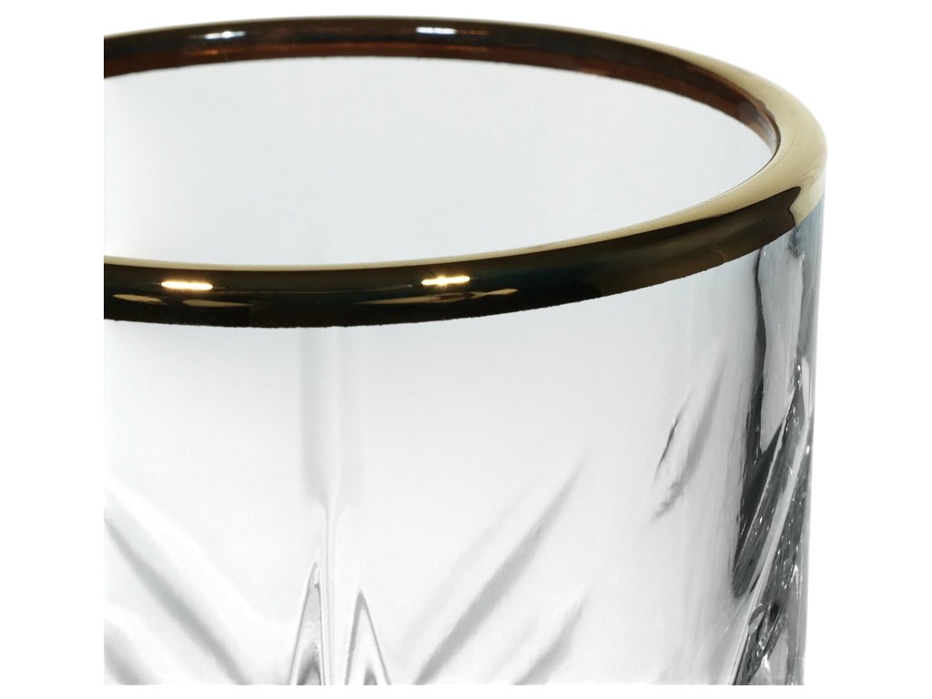 Набір келихів Pasabahce Timeless Golden Touch, скло, 175 мл, колір прозорий (ціна за 4шт)
