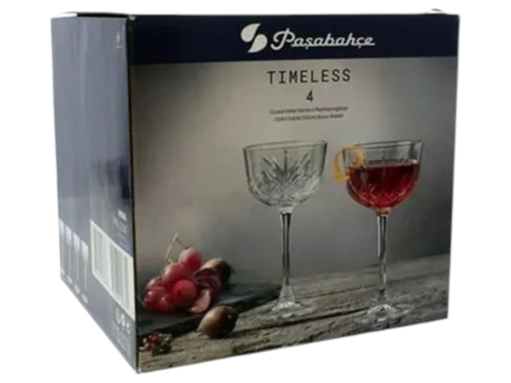 Набір келихів для коктейлю Pasabahce Timeless, скло, 160 мл, колір прозорий (ціна за 4 шт)