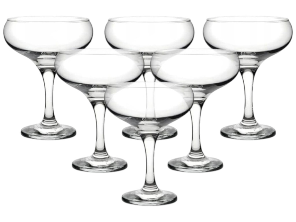 Бокал для мартіні Pasabahce Bistro, скло, 275мл, колір прозорий (ціна за набір 6шт)
