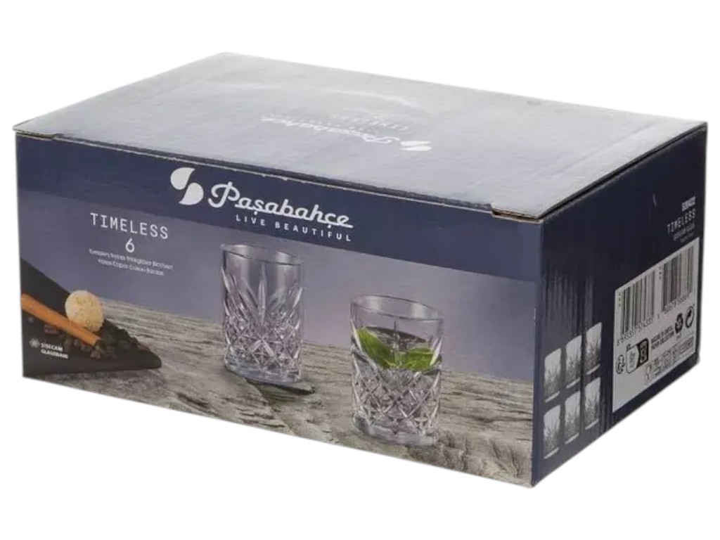 Набір стопок для лікеру Pasabahce Timeless, скло, 115 мл, колір прозорий (ціна за 6 шт)