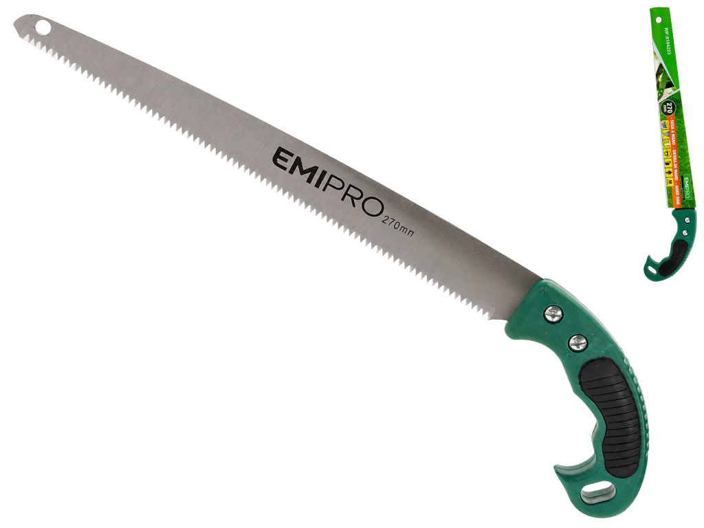 Садова пила ручна Emipro з вигнутим полотном, 27см