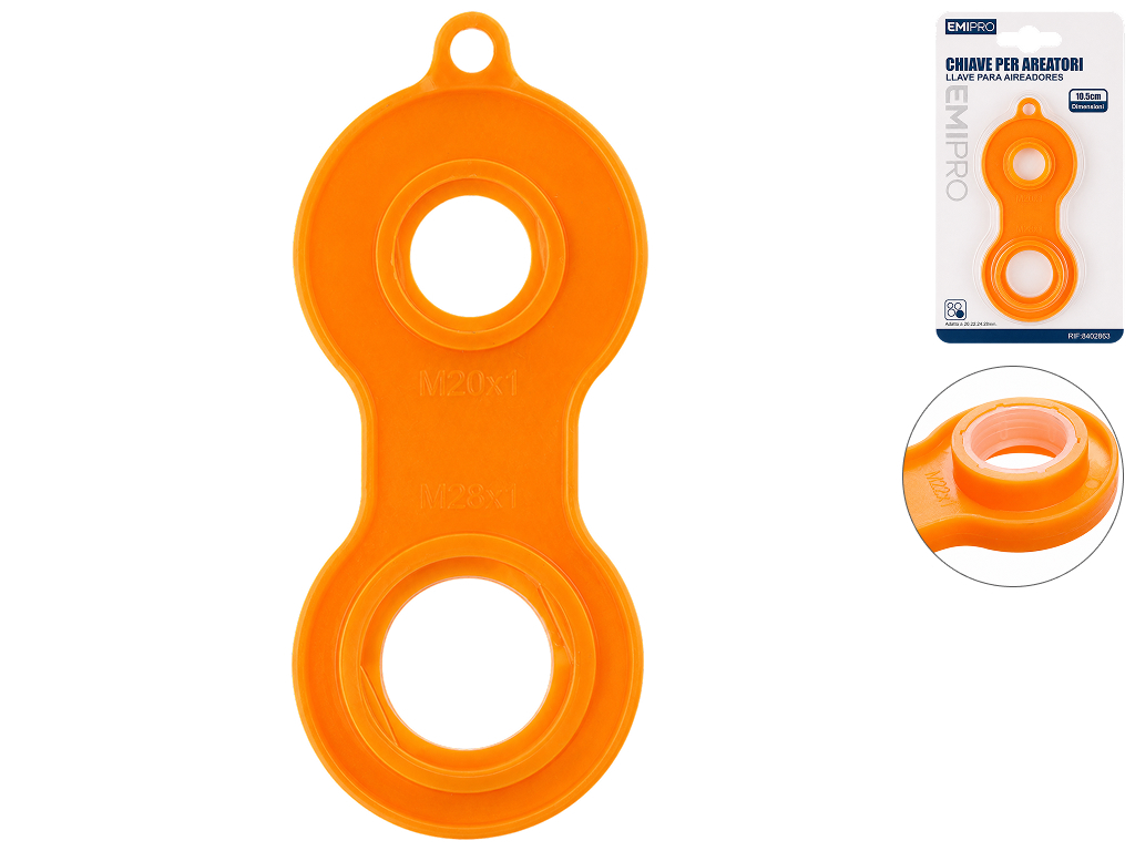 Ключ для аэратора Emipro, 4,5x10,5 см