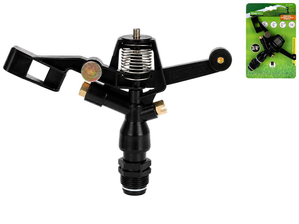 Садовий розпилювач Emipro для поливу з підключенням 3/4", 0-360°