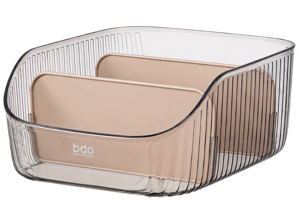 Органайзер для ванной комнаты BDO, пластиковый, 23,5×20,3×10 см, бежевый