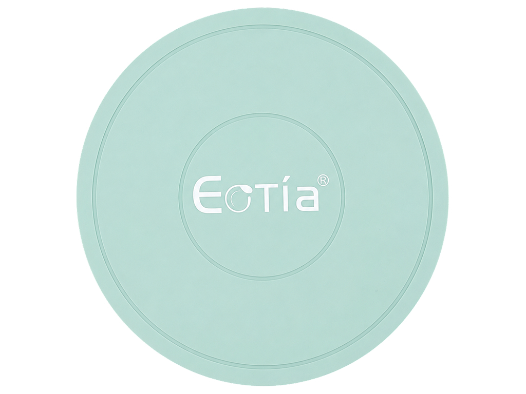 Силіконова підставка під гаряче Eotia, d22 см, м'ятна