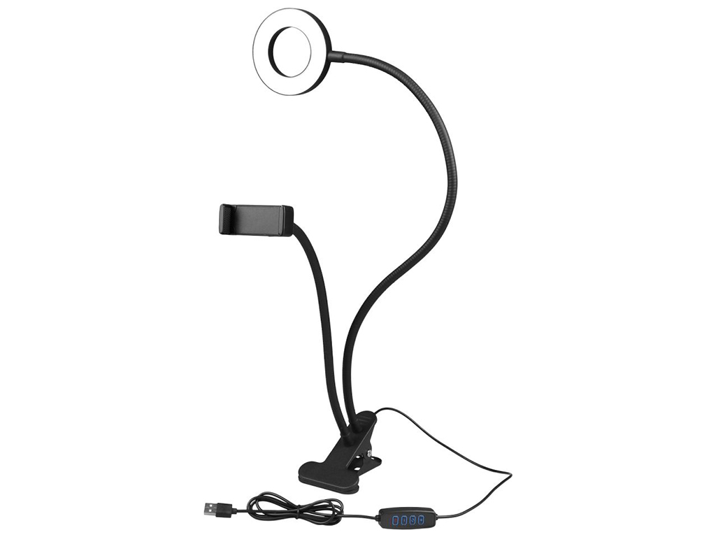 Лампа Fill Light 2 in 1 9см на Прищіпці, Чорний