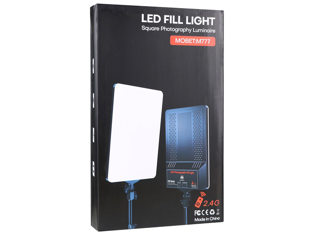 Лампа LED Camera Light 19 Remote (M777), Чёрный