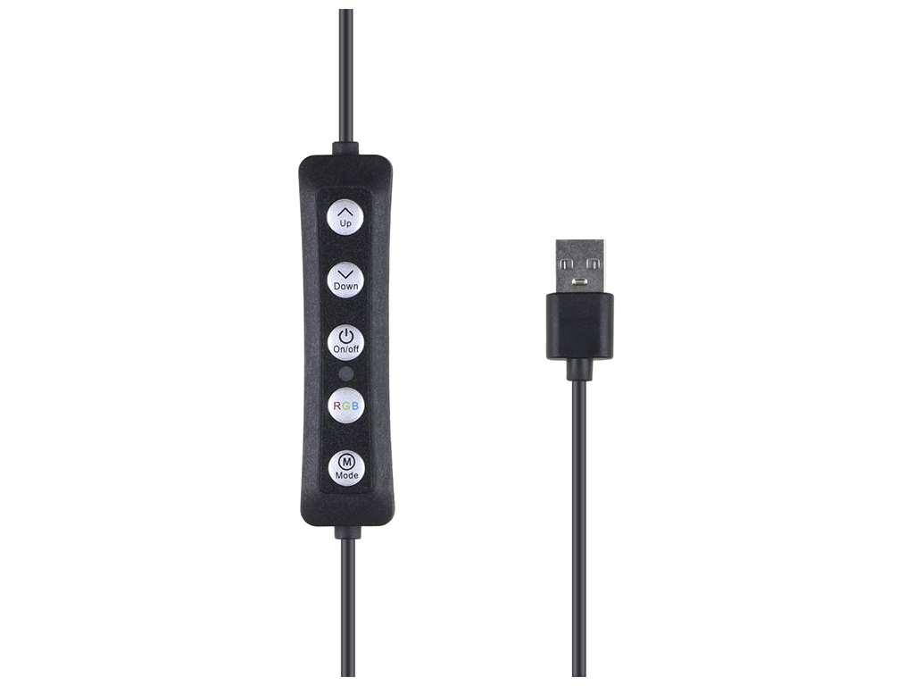 Лампа RGB JM33-13 33см (Heart Style), Чёрный