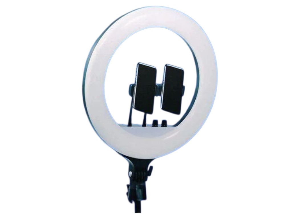 Лампа кольцевая Fill Light RL-14, с креплением для телефона, 3200 - 5500К, 36см, цвет черный