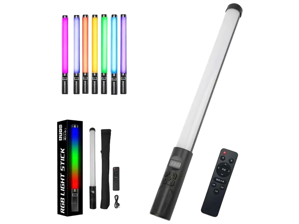 Лампа RGB LED Stick Lamp B 50см Цвет Черный