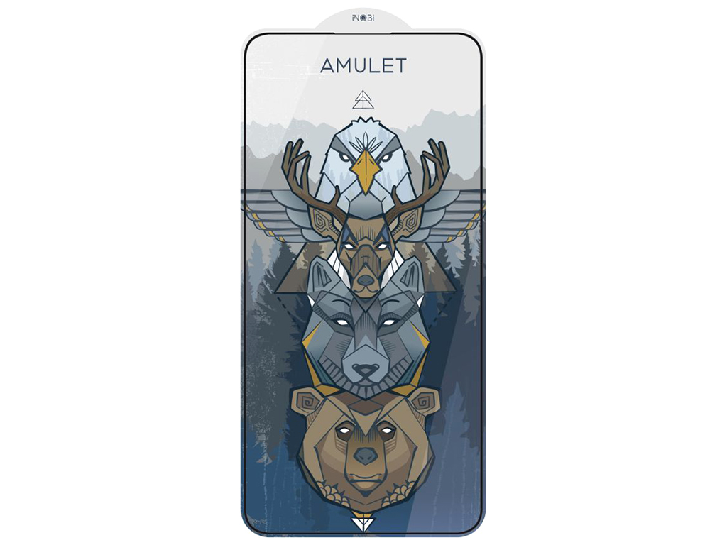 Защитное стекло AMULET 2.5D HD Antistatic for iPhone 15 Plus, Цвет Черный