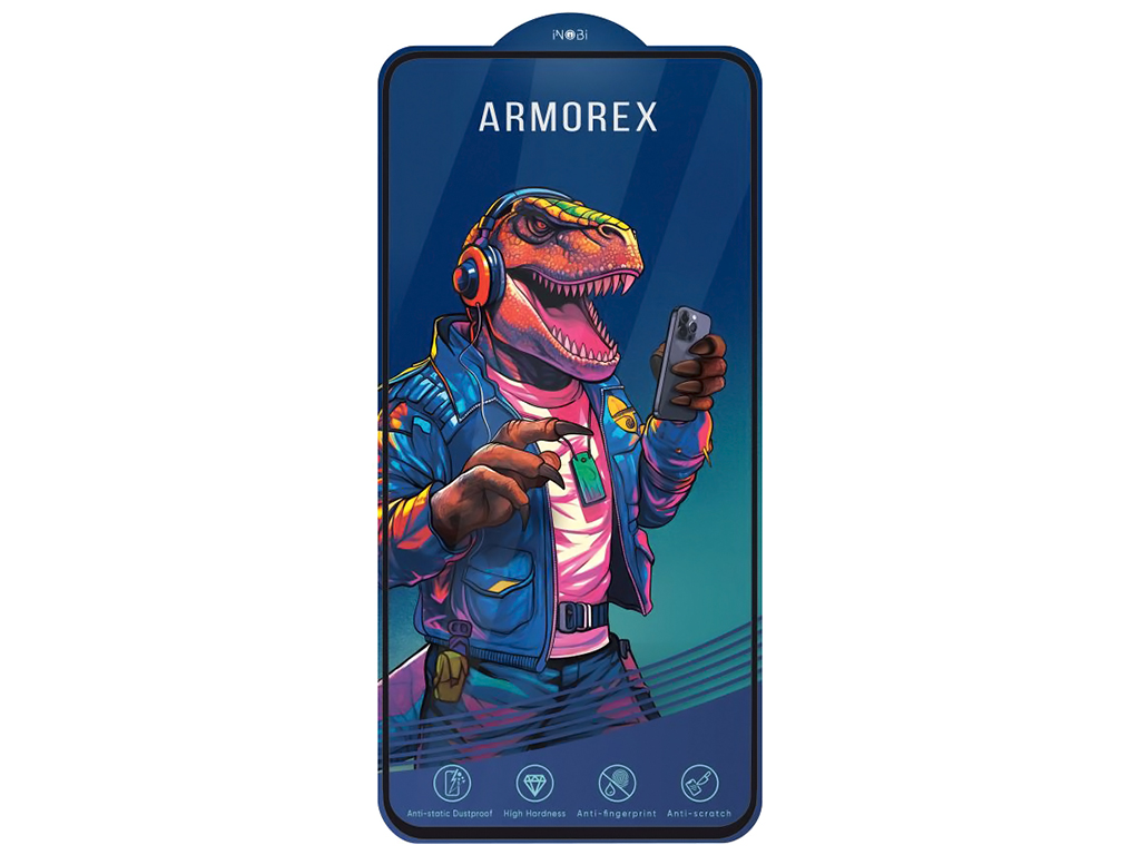 Захисне скло ARMOREX 5D High-Alum Antistatic for Samsung A35, Колір Чорний