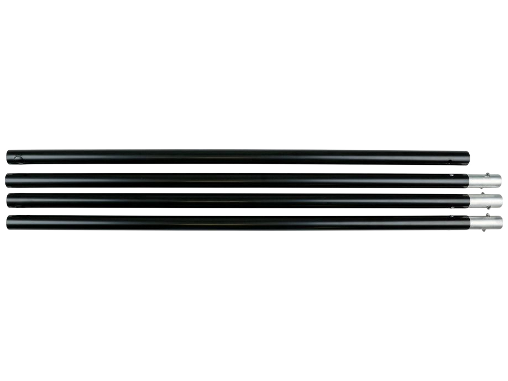 Набір для фотостудії Puluz PKT5205, 3 фони, 2 стійки, штанга 3м, сумка, затискачі, колір чорний