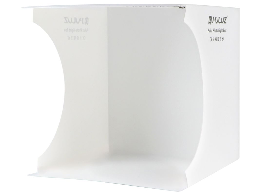 Лайтбокс Puluz PU5022, 20см, 2 Лампы 6 Фонов, цвет белый