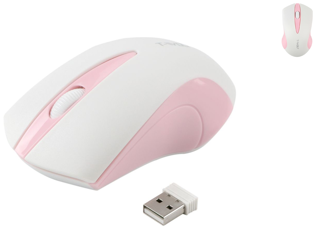 Бездротова Миша TWolf Q2 2.4G Колір Бiлий