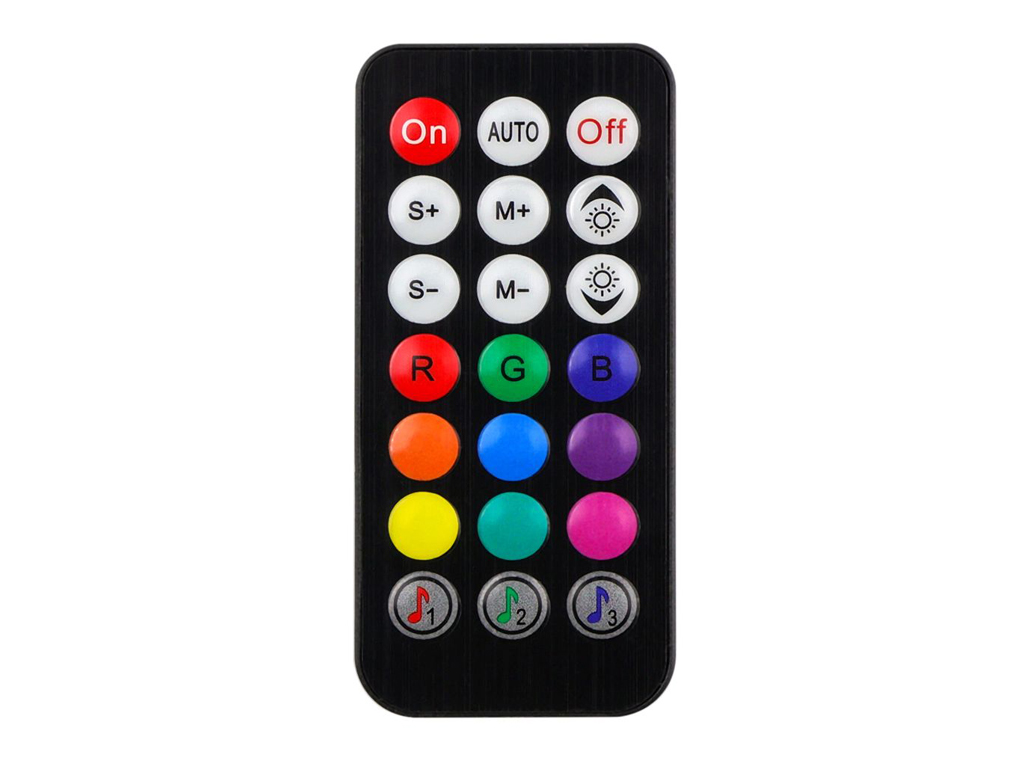 Студійна лампа DX24016-43CM-BT-2, RGB, потужність 10 Вт, Bluetooth, висота 43 см, колір чорний