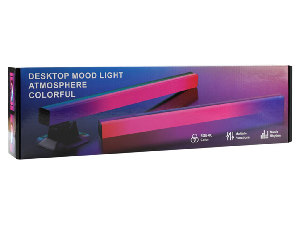 Студійна лампа DX21005-42CM-BT-2, RGB, потужність 10 Вт, висота 42 см, колір чорний