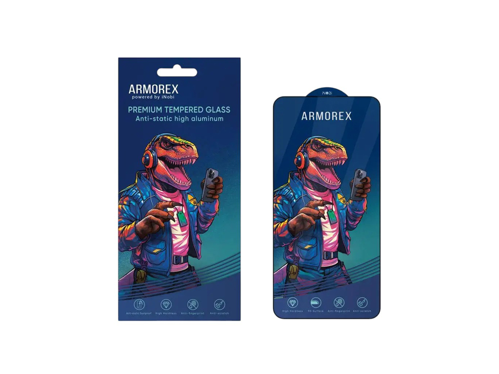 Захисне скло Armorex 5D High-Alum AntiDust для Samsung S23 Plus 5G, чорний