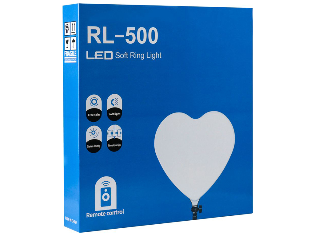 LED Панель RL-500 33cm (Heart Style) Цвет Черный