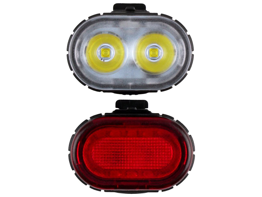 Велофонарь 078 2LED IPX4 Waterproof 6 мodes Цвет Черный