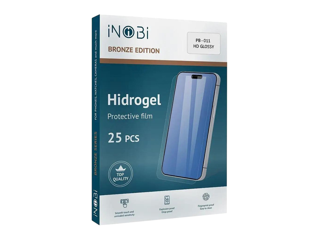 Гідрогель плівка iNobi BRONZE PB-011, глянсова, 180×120мм (ціна за 25шт)