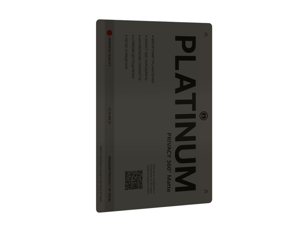 Гидрогель плёнка iNobi PLATINUM PX-009 Japanese, матовая, приватная, 360, 180х120мм (цена за 10шт)