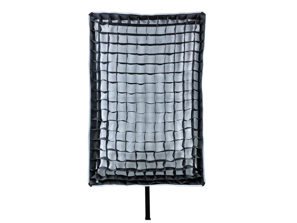 Софтбокс SB01-A1, 60x90мм, с сотами, цвет черный