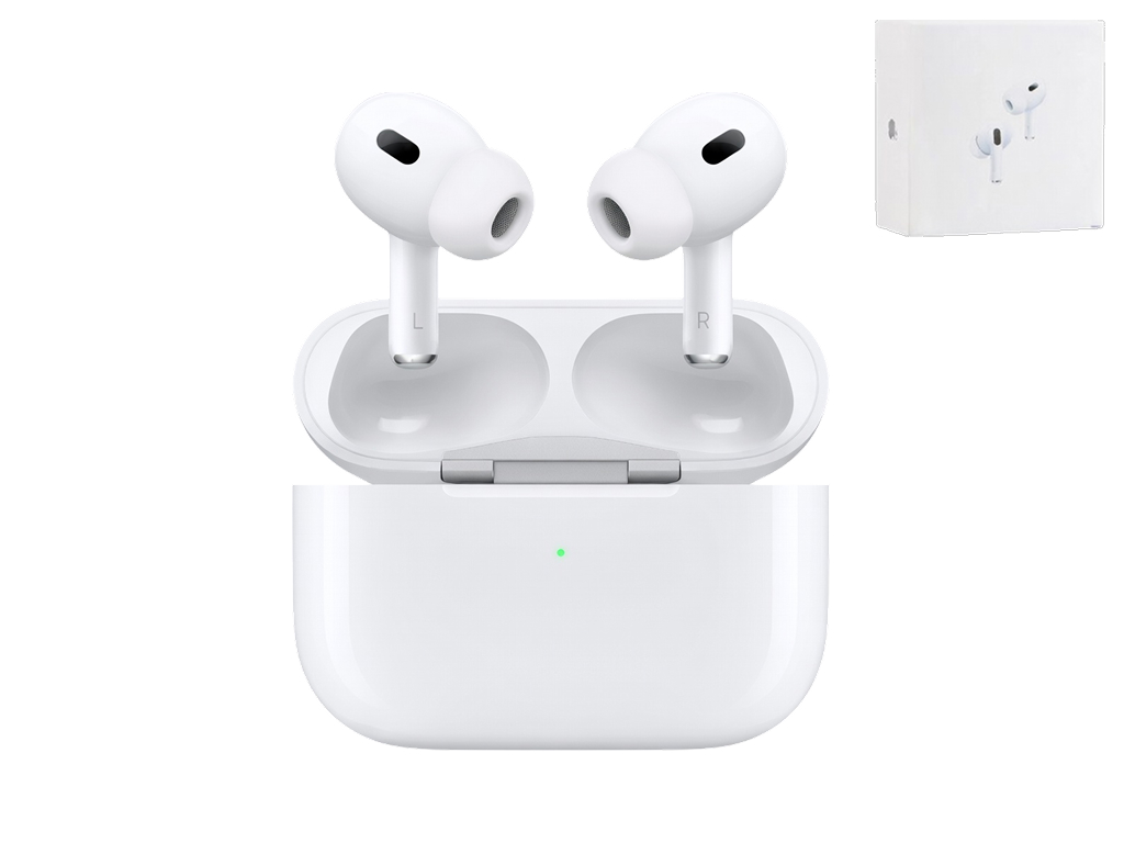 Bluetooth стерео гарнітура Apple AirPods Pro 2 copy, type-c, bluetooth 5.3, сенсор, 300mAh, білий