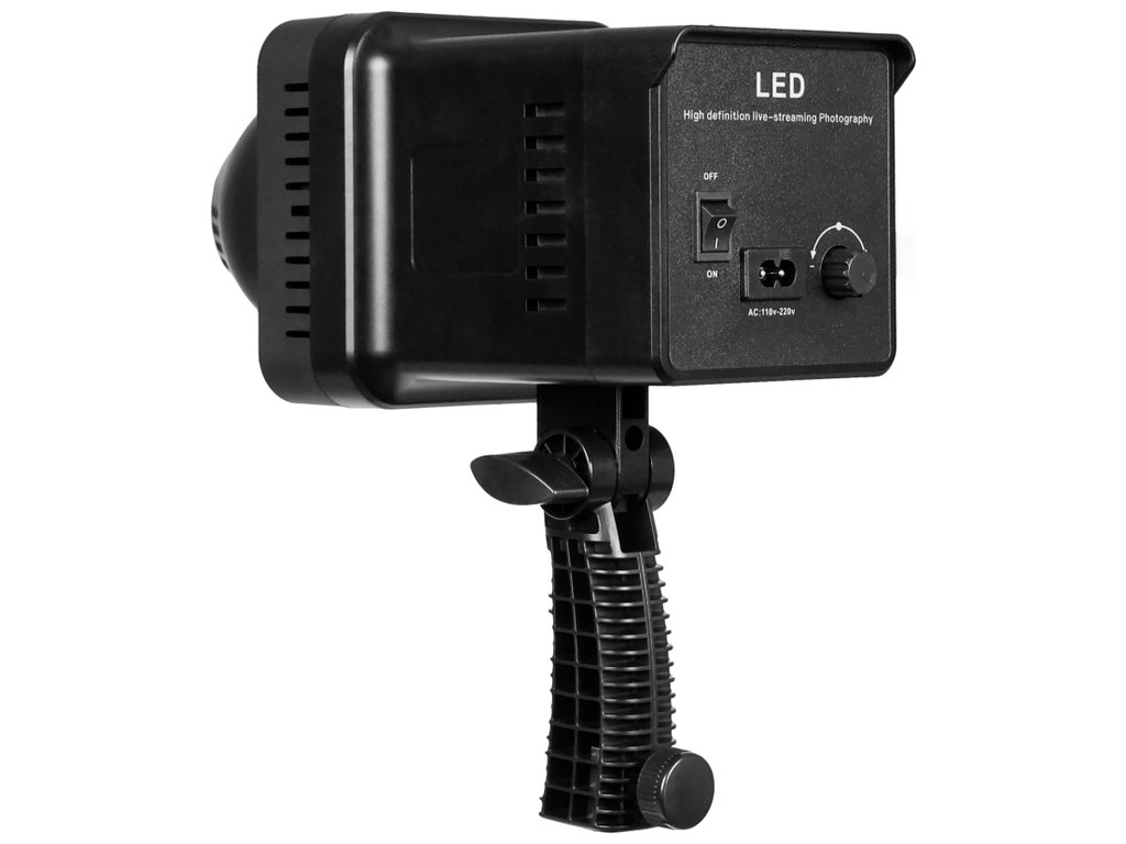 Лампа студійна Light JSL-1000x, LED, 100Вт, 3200–5600K, пластик, метал, 260×175×133мм, колір чорний