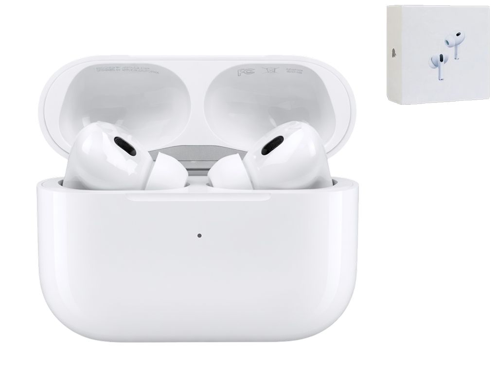 Блютуз стерео гарнитура Apple AirPods Pro 2 copy (чип Zhongke8922), type‑c, ANC, сенсор, 300mAh