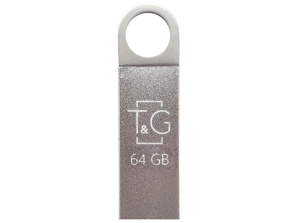 USB флеш-накопитель T&G 64gb Metal 026, цвет стальной