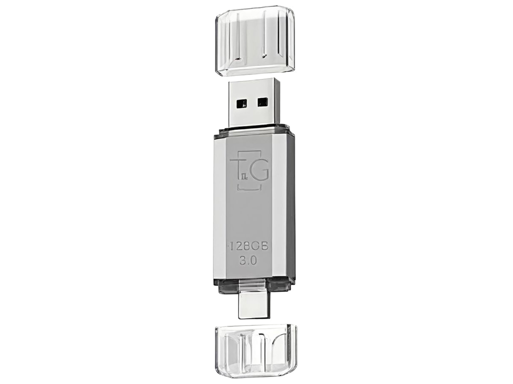 USB флеш-накопитель 3.0 T&G 128gb USB/Type C 009, цвет серебро