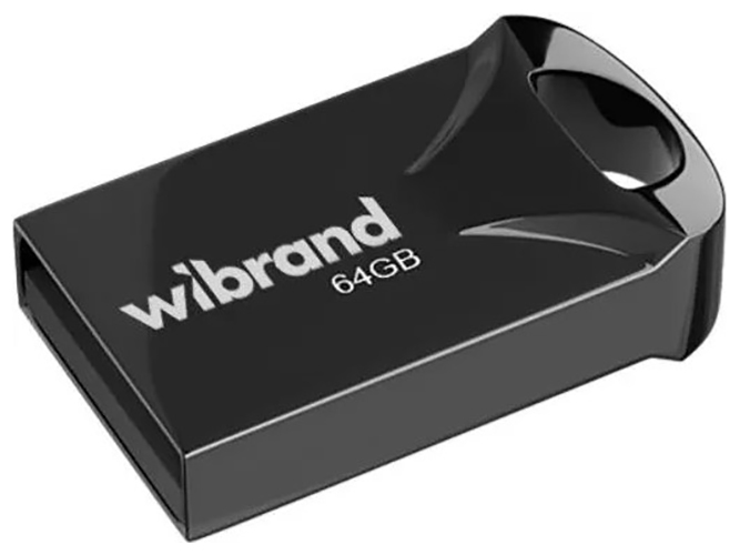 USB Flash Drive Wibrand 64gb Hawk Цвет Черный