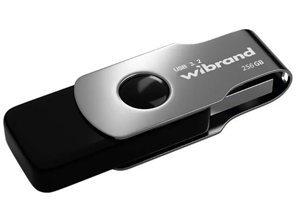USB флеш-накопитель 3.2 Wibrand 256gb Lizard Gen1, цвет черный