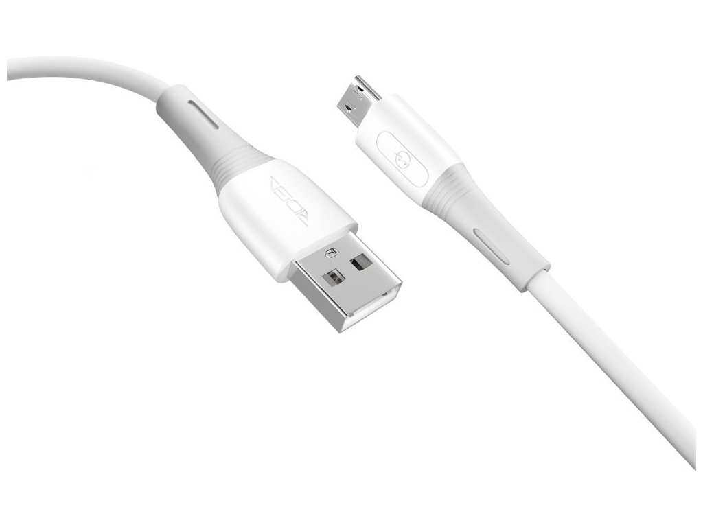 Кабель USB Ridea RC-SI35 SiliconePro Micro 3A Цвет Белый