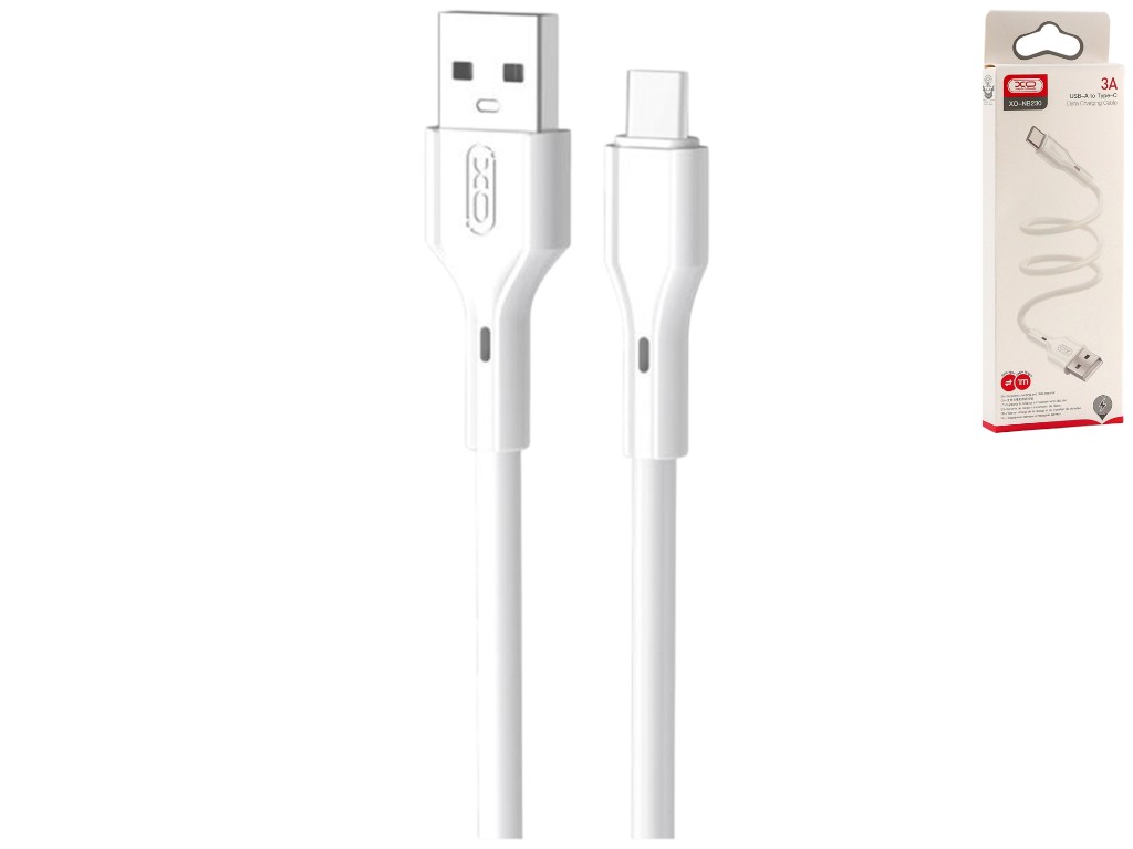 Кабель USB XO NB230 Rock Series Type-C 2.4A Цвет Белый