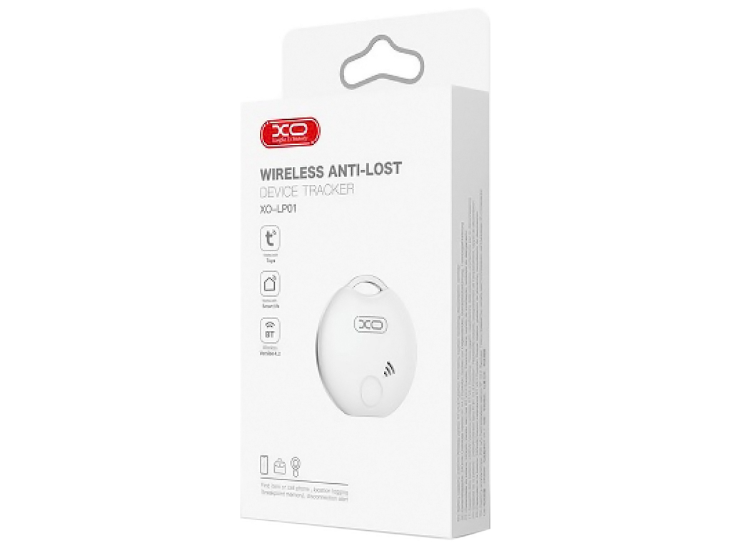 Умный Брелок XO LP01 Bluetooth Anti-Lost Цвет Белый